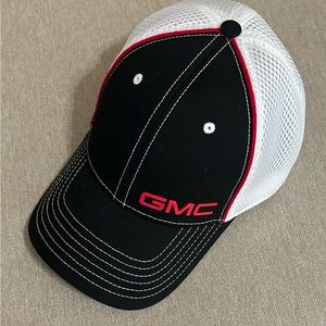 GMC Black and White Trucker Hat